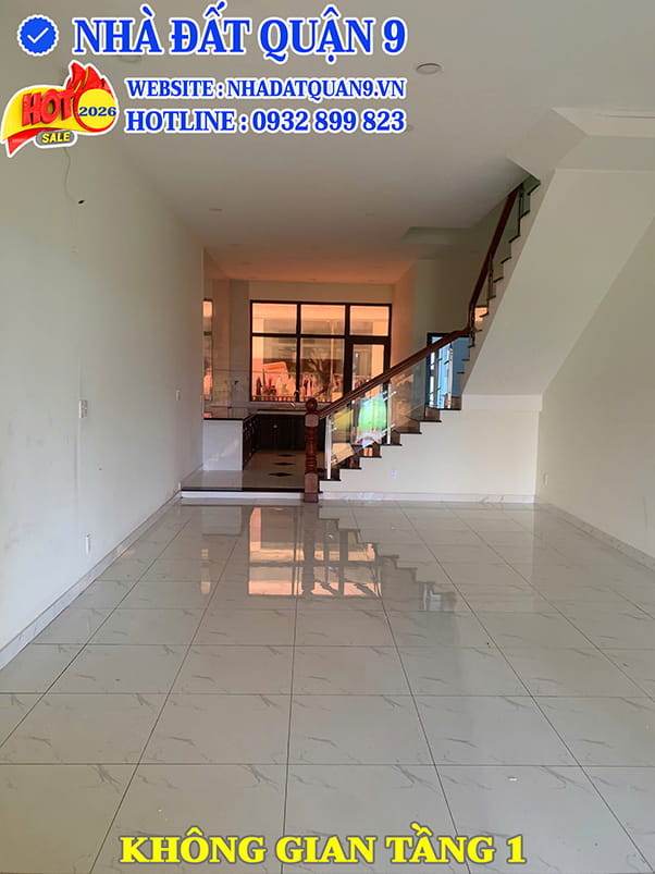 Không gian tầng 1 Shophouse 140 Đường 16 Đông Tăng Long