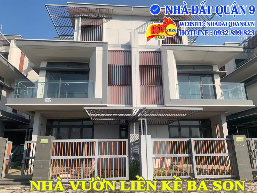 Hình ảnh thực tế nhà vườn liền kề Ba Son