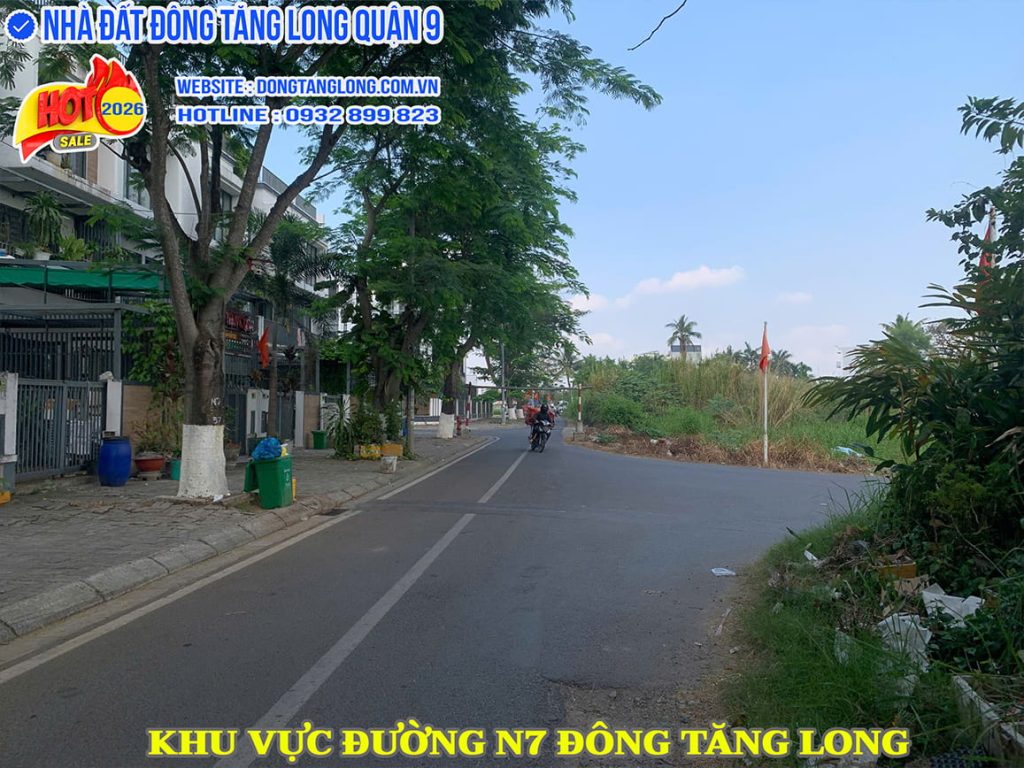 Khu vực đường N7 Đông Tăng Long
