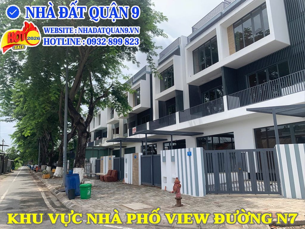 Nhà phố Thăng Long view N7 Giáp dân Đông Tăng Long