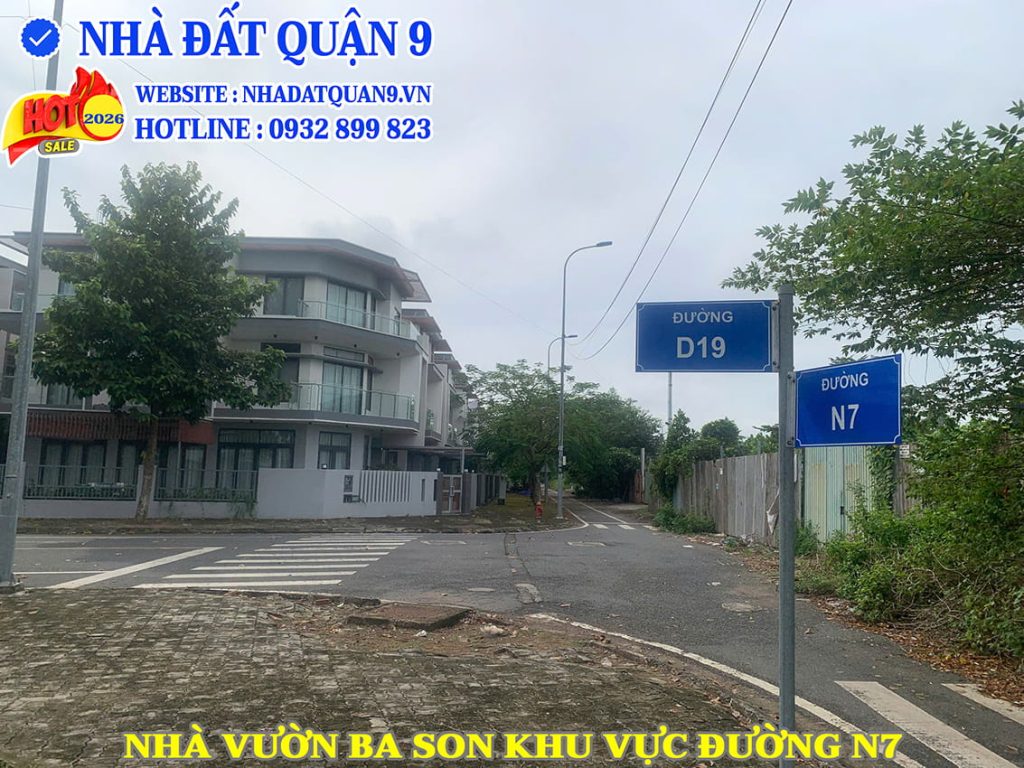 Nhà vườn Ba Son Đường N7 The Collectors Quận 9