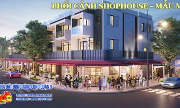 Phối cảnh shophouse Đông Tăng Long