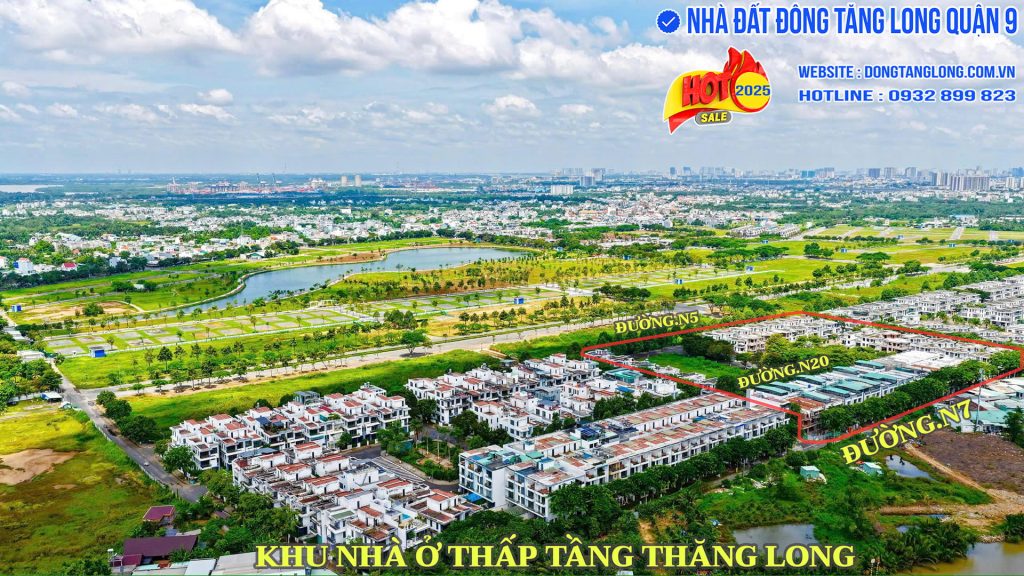 Vị trí khu nhà ở thấp tầng Thăng Long