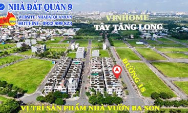 Vị trí sản phẩm nhà vườn Ba Son Đường 18 The Collectors Quận 9
