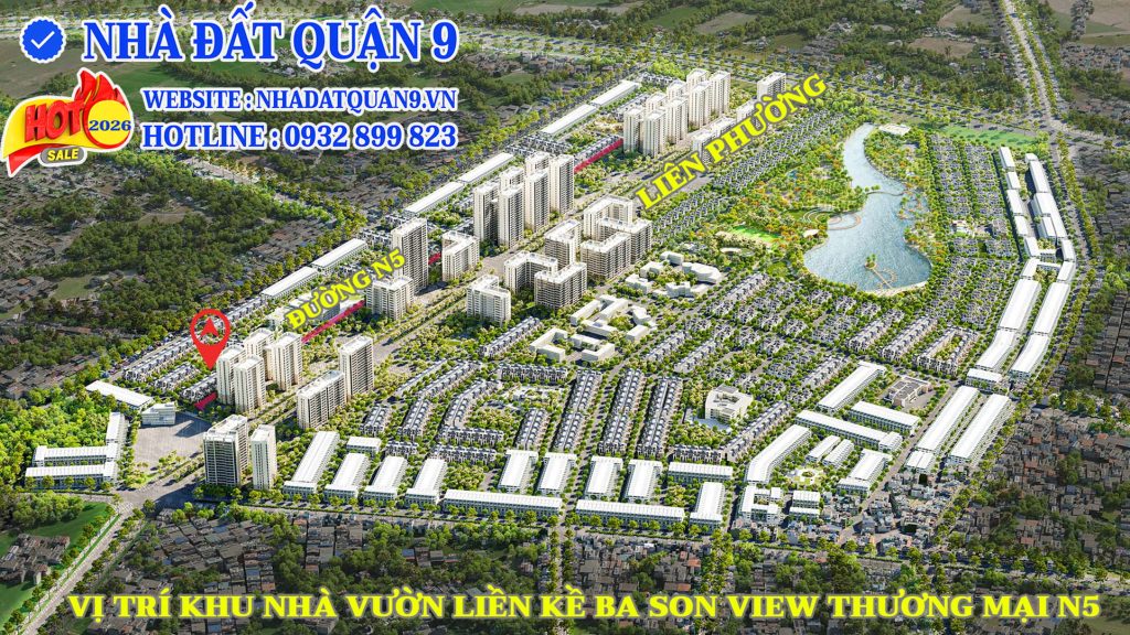 Vị trí thương mại view chung cư đường N5 Đông Tăng Long The collectors Quận 9