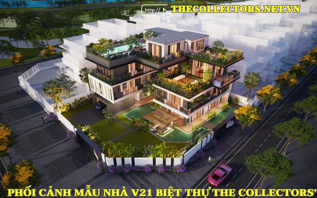 Phối cảnh mẫu V21 biệt thự The Collectors'