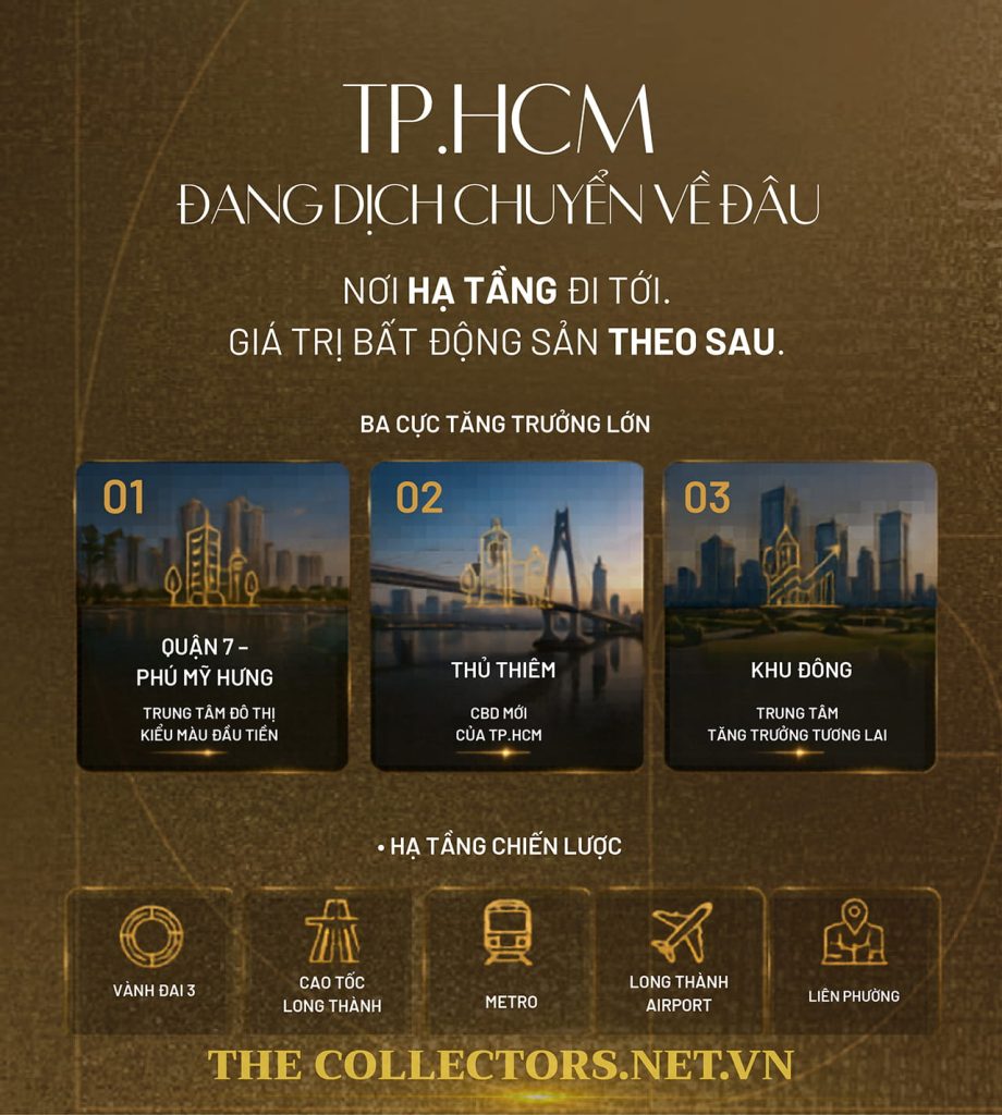 Xu hướng dịch chuyển bất động sản Tp Hồ Chí Minh