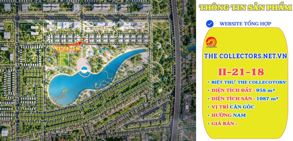 Vị trí biệt thự V11 The Collectors'
